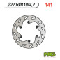 NG TARCZA HAMULCOWA TYŁ KTM / HUSABERG (220X110X4,2) (NG141; NG129; NG9141) NG TARCZA HAMULCOWA TYŁ KTM / HUSABERG (220X110X4,2) (NG141; NG129; NG9141)