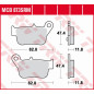 TRW ZF KLOCKI HAMULCOWE KH628 SINTER SYM MAX SYM 400 '11-, MAX SYM 600 '14-, TYŁ
