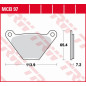 TRW ZF KLOCKI HAMULCOWE KH024/2 ORGANIC HARLEY-DAVIDSON FL/FLH/FLHS 1200, FLH/FXB/FXE/FXEF/FXS 1340 '75-'85 PRZÓD/TYŁ
