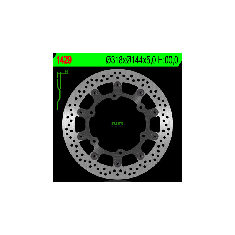 NG TARCZA HAMULCOWA PRZÓD HONDA VF 750C '94-'04, ST 1100 '91-'01, VT 1100C '92-'98, TRIUMPH 900 (PŁYWAJĄCA) (6X10,5MM) NG TARCZA HAMULCOWA PRZÓD HONDA VF 750C '94-'04, ST 1100 '91-'01, VT 1100C '92-'98, TRIUMPH 900 (PŁYWAJĄCA) (6X10,5MM)