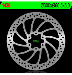 NG TARCZA HAMULCOWA PRZÓD KTM DUKE 125/200/390 '14-'16, RC 125/200/390 '14-'16, BMW G310 '16-'17 (300X60,5X4) (6X8,5MM)