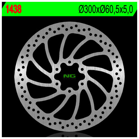 NG TARCZA HAMULCOWA PRZÓD KTM DUKE 125/200/390 '14-'16, RC 125/200/390 '14-'16, BMW G310 '16-'17 (300X60,5X4) (6X8,5MM)