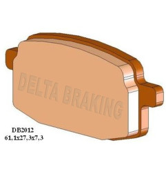 DELTA BRAKING KLOCKI HAMULCOWE KH169 PRZÓD ADLY SILVER/FOX 50 '01-'05, PEUGEOT CLIC 50 '08-'11