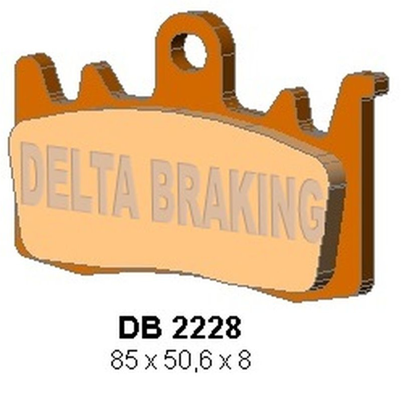 DELTA BRAKING KLOCKI HAMULCOWE KH630 PRZÓD APRILIA TUONO 1000/1100 '13-'16, CAPONORD 1200 '13-'17 DELTA BRAKING KLOCKI HAMULCOWE KH630 PRZÓD APRILIA TUONO 1000/1100 '13-'16, CAPONORD 1200 '13-'17