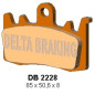 DELTA BRAKING KLOCKI HAMULCOWE KH630 PRZÓD APRILIA TUONO 1000/1100 '13-'16, CAPONORD 1200 '13-'17 DELTA BRAKING KLOCKI HAMULCOWE KH630 PRZÓD APRILIA TUONO 1000/1100 '13-'16, CAPONORD 1200 '13-'17