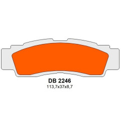 DELTA BRAKING KLOCKI HAMULCOWE KH676 PRZÓD YAMAHA YXF 1000R WOLVERINE '21-'24, YXZ 1000R '16-'24
