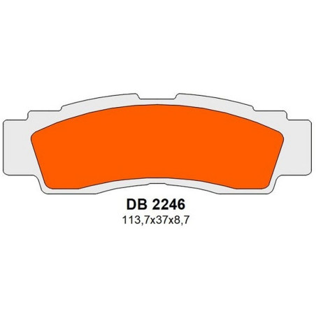 DELTA BRAKING KLOCKI HAMULCOWE KH676 PRZÓD YAMAHA YXF 1000R WOLVERINE '21-'24, YXZ 1000R '16-'24