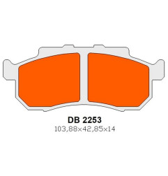 DELTA BRAKING KLOCKI HAMULCOWE KH476/KH477 PRZÓD TRIUMPH ROCKET III 2500 '19-'22, HONDA MUV 700 BIG RED '09,