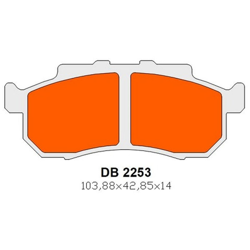 DELTA BRAKING KLOCKI HAMULCOWE KH476/KH477 PRZÓD TRIUMPH ROCKET III 2500 '19-'22, HONDA MUV 700 BIG RED '09,