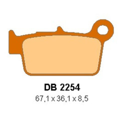 DELTA BRAKING KLOCKI HAMULCOWE KH367/2 TYŁ BETA RR 50/125 '08-'15, 200 URBAN '08-'15, 200 RR '20-'23, 250 RR '13-'22