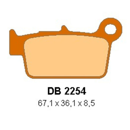 DELTA BRAKING KLOCKI HAMULCOWE KH367/2 TYŁ BETA RR 50/125 '08-'15, 200 URBAN '08-'15, 200 RR '20-'23, 250 RR '13-'22
