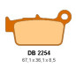 DELTA BRAKING KLOCKI HAMULCOWE KH367/2 TYŁ BETA RR 50/125 '08-'15, 200 URBAN '08-'15, 200 RR '20-'23, 250 RR '13-'22 DELTA BRAKING KLOCKI HAMULCOWE KH367/2 TYŁ BETA RR 50/125 '08-'15, 200 URBAN '08-'15, 200 RR '20-'23, 250 RR '13-'22
