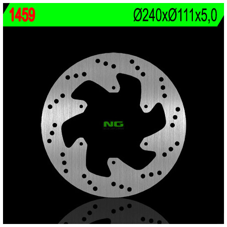 NG TARCZA HAMULCOWA TYŁ KTM 990 ADVENTURE ABS '06-'13 (240X111X5) (6X6,5MM)