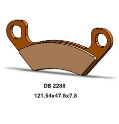 DELTA BRAKING KLOCKI HAMULCOWE KH742 TYŁ ARCTIC CAT PROWLER 812 PRO '19-'21, WILDCAT 1000 '19-'21