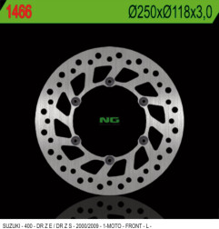 NG TARCZA HAMULCOWA PRZÓD SUZUKI DRZ 400 E/S '00-'09 (250X118X3) (6X6,5MM)