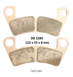 DELTA BRAKING KLOCKI HAMULCOWE KH740 PRZÓD ARCTIC CAT PROWLER 812 PRO '19-'21, WILDCAT 1000 '19-'21