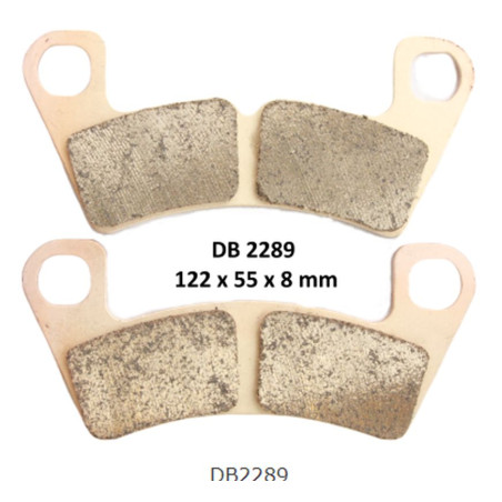 DELTA BRAKING KLOCKI HAMULCOWE KH740 PRZÓD ARCTIC CAT PROWLER 812 PRO '19-'21, WILDCAT 1000 '19-'21