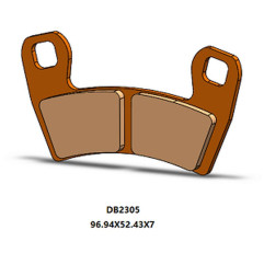 DELTA BRAKING KLOCKI HAMULCOWE KH657 PRZÓD POLARIS ACE 900 '17-'19, RZR 900 '15-'20, RZR 1000 '20-'22