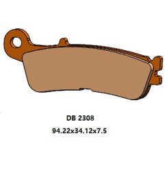 DELTA BRAKING KLOCKI HAMULCOWE KH755 PRZÓD FANTIC XX 125, XEF/XXF 250/450, XEX 250 '21-'22