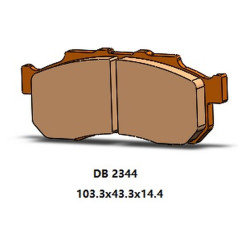 DELTA BRAKING KLOCKI HAMULCOWE KH712 PRZÓD HONDA SXS 500 PIONEER '15-'22, SXS 520 PIONEER '21-'22