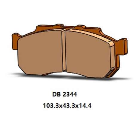 DELTA BRAKING KLOCKI HAMULCOWE KH712 PRZÓD HONDA SXS 500 PIONEER '15-'22, SXS 520 PIONEER '21-'22