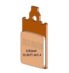 DELTA BRAKING KLOCKI HAMULCOWE KH116 PRZÓD APRILIA AF-1 50 '86-'92, YAMAHA DT 50R '97-'01, PIAGGIO FREE 50 '95-'01