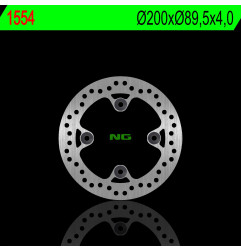 NG TARCZA HAMULCOWA PRZÓD SUZUKI LT-A 700/750 KING QUAD 05-08 (200X89,5X4,0MM) (4X10,5MM)