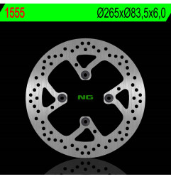NG TARCZA HAMULCOWA TYŁ DUCATI DIAVEL 1200 11-22 MULTISTRADA 1200/1262 15-22, XDIAVEL 1262 '15-'22 (265X83,50X6,0MM)