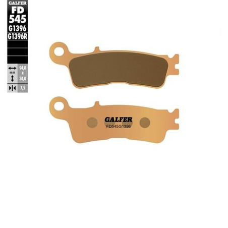 GALFER KLOCKI HAMULCOWE KH755 SPIEK METALICZNY OFF ROAD PRZÓD FANTIC XX 125; XEF/XXF 250/450; XEX 250 '22