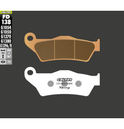 GALFER KLOCKI HAMULCOWE KH181 SPIEK METALICZNY (ZŁOTE) OFF ROAD RACING KTM SX/EXC '92-'20 (BREMBO)