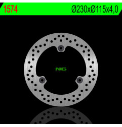 NG TARCZA HAMULCOWA PRZÓD YAMAHA NMAX 125 15-22 (230X120X4,5MM) (3X10,5MM)