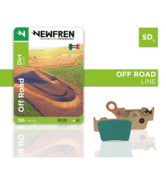 NEWFREN KLOCKI HAMULCOWE TYŁ KH368 (DIRT SINTER) BREMBO TYŁ
