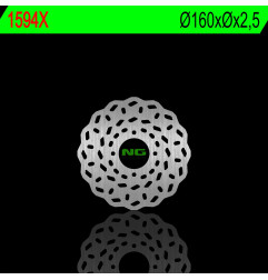 NG TARCZA HAMULCOWA TYŁ BETA EVO 125/200/250/300 09-18 (160X2,5MM) (4X6,0MM) WAVE