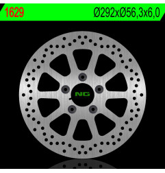 NG TARCZA HAMULCOWA TYŁ HARLEY DAVIDSON DYNA 1690/1450/1573 02-17, SOFTAIL 16-18 (292X56,3X6,0MM) (5X10,MM)