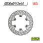 NG TARCZA HAMULCOWA PRZÓD YAMAHA DT 50R 00-02 (230X112MM) (230x112x4) NG TARCZA HAMULCOWA PRZÓD YAMAHA DT 50R 00-02 (230X112MM) (230x112x4)
