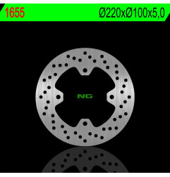 NG TARCZA HAMULCOWA TYŁ KAWASAKI ZX 10R 16-24, ZX6R '16-'22 (220X100X5,0MM) (4X10,5MM)