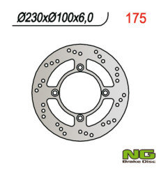 NG TARCZA HAMULCOWA TYŁ KAWASAKI ZEPHYR 750 92-97, ZZR600 '90-'92 (4X10,25) (230x100x6)