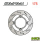 NG TARCZA HAMULCOWA TYŁ KAWASAKI ZEPHYR 750 92-97, ZZR600 '90-'92 (4X10,25) (230x100x6) NG TARCZA HAMULCOWA TYŁ KAWASAKI ZEPHYR 750 92-97, ZZR600 '90-'92 (4X10,25) (230x100x6)