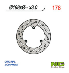 NG TARCZA HAMULCOWA PRZÓD KTM 60/65/85 SX (198x-x3)