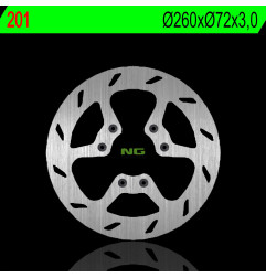 NG TARCZA HAMULCOWA PRZÓD BETA RR50 08-09, SUPERMOTARD 50 14-15, ART 50 03-05 (260X72X3,0MM) (6X6,5MM)