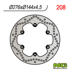 NG TARCZA HAMULCOWA PRZÓD HONDA XL 600V (87-95) TRANSALP, DAELIM VL 125 DAYSTAR '00-'12 (276x144x4,5) (6x10,5mm)