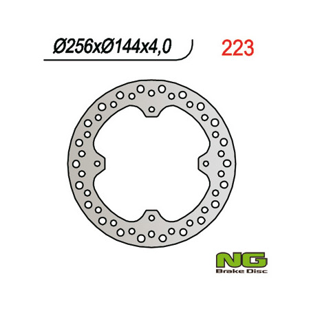 NG TARCZA HAMULCOWA PRZÓD HONDA XR 650L (93-99) (256x144x4)