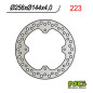 NG TARCZA HAMULCOWA PRZÓD HONDA XR 650L (93-99) (256x144x4) NG TARCZA HAMULCOWA PRZÓD HONDA XR 650L (93-99) (256x144x4)