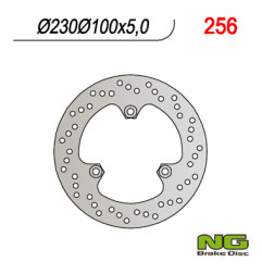 NG TARCZA HAMULCOWA TYŁ KAWASAKI GPZ500S '90-'03 (230x100x5) (3X10,5mm)