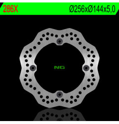 NG TARCZA HAMULCOWA TYŁ HONDA XRV 750, XL 1000V, CBR 1100XX (256X144X5,00MM) (4X10,5MM) WAVE