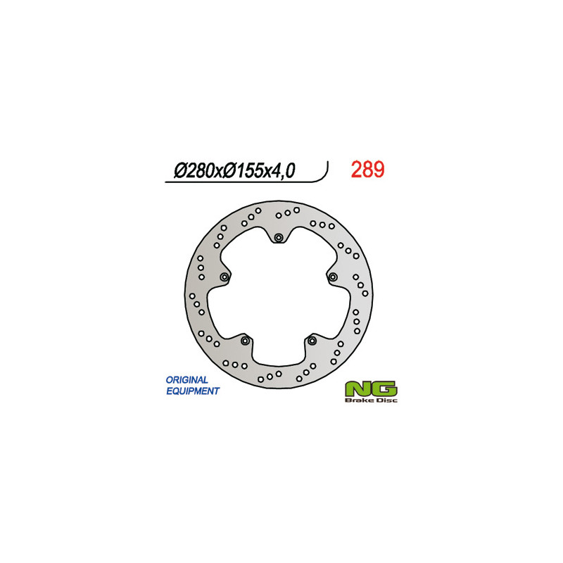 NG TARCZA HAMULCOWA PRZÓD APRILIA RS 50, YAMAHA TZR 50 (280x155x4) NG TARCZA HAMULCOWA PRZÓD APRILIA RS 50, YAMAHA TZR 50 (280x155x4)