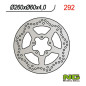 NG TARCZA HAMULCOWA PRZÓD APRILIA 50/125/200/250/400/500 SCARABEO, PIAGGIO MEDLEY 125/150 16-18 - ZASTĘPUJE NG1592