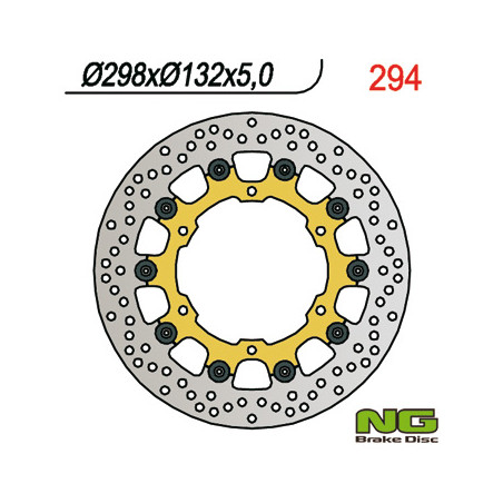 NG TARCZA HAMULCOWA PRZÓD YAMAHA YZF R6 99-02, YZF R1 98-03, FZS 1000 01-05, FJR 01, XJR 1300 03-17, XVZ 1300