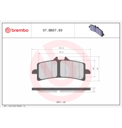 Klocki hamulcowe Brembo OEM Sintered
