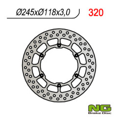 NG TARCZA HAMULCOWA PRZÓD YAMAHA YZ/YZF/WRF (245x118x3) (6X6,5MM)